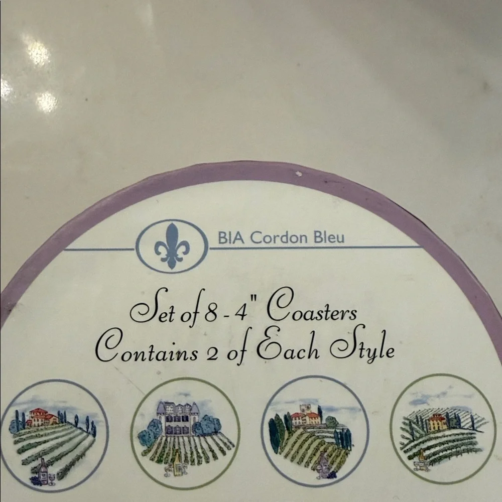Set of 8 - 4” Coasters